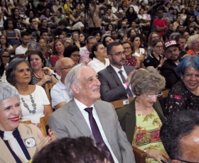 Aula Inspira UnB 2023-1 “Queremos te encontrar” com o Ministro dos Direitos Humanos e da Cidadania, Silvio Almeida. Foto: Beto Monteiro/Ascom UnB. 27/03/2023